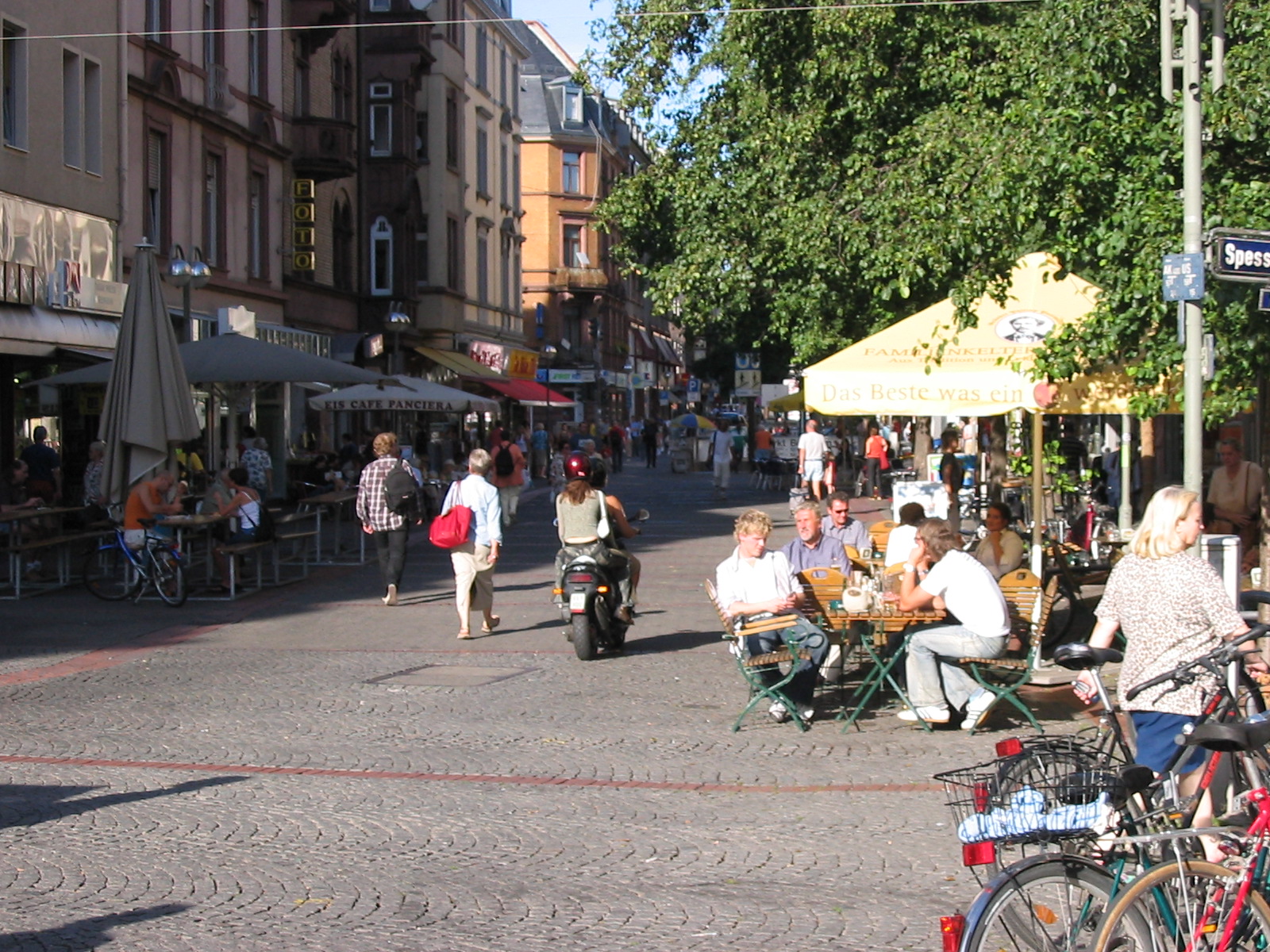 Berger Straße in Frankfurt Bornheim